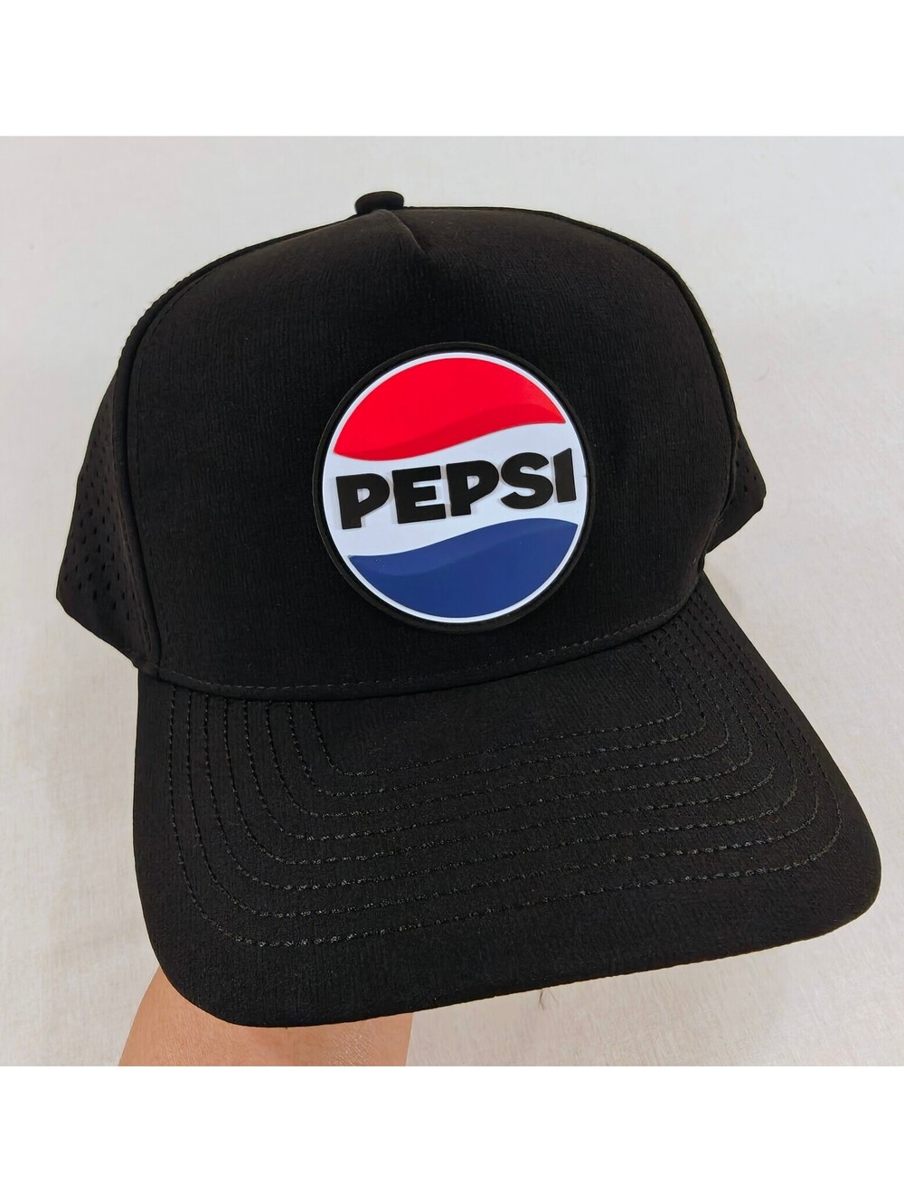 Pepsi Logo Embroidered Trucker Hat